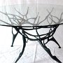          table basse (fer, verre)