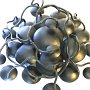 plafonier "globules" (fer)